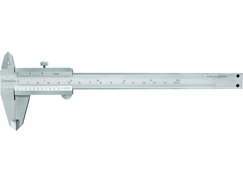 DIESELLA SKYDELÆRE MED SKRUELÅS  0-150X0,02 MM OG 40 MM KÆBER