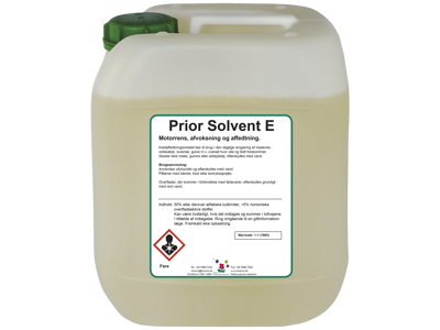 PRIOR SOLVENT E AFRENSER OG AFFEDTER 5 LTR MASKINRENS