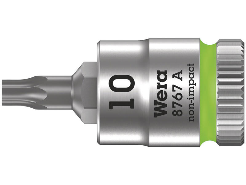 WERA TORX® ZYKLOP BIT-TOP MED 1/4"-TILSLUTNING 8767 A, TX 10 X 28 MM