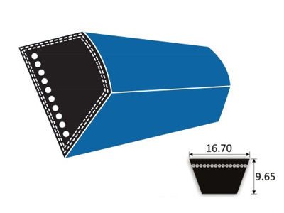REINFORCED V-BELT B 97