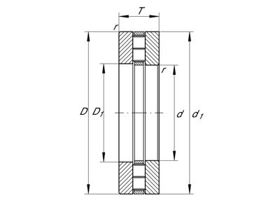 INA 89312-TV CYLINDRISK AKSIALRULLELEJE 60X110X30