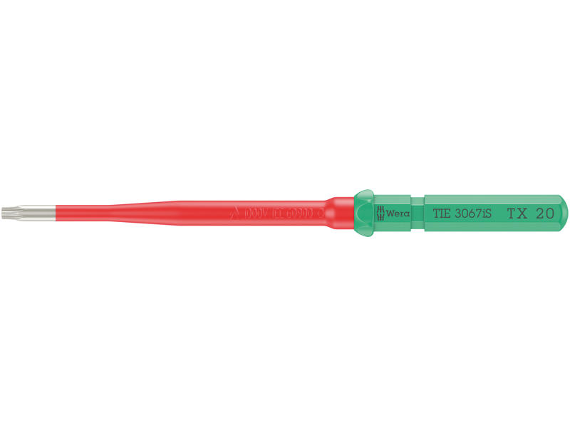 WERA KRAFTFORM KOMPAKT VDE 3067 IS TORX® TAKE IT EASY SB, RUSTFRI STÅL, TX 20 X 157 MM