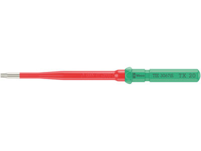 WERA KRAFTFORM KOMPAKT VDE 3067 IS TORX® TAKE IT EASY SB, RUSTFRI STÅL, TX 20 X 157 MM