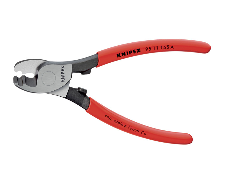 KNIPEX 95 11 165A KABLESAKS MAX Ø12MM KO 165MM