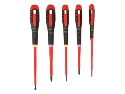 BAHCO BE-9882S ERGO SKRUETRÆKKERSÆT  BE-9882S ISOLERET PZ/LIGE