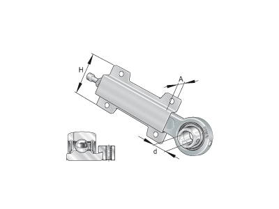 INA PHUSE25-XL TAKE-UP HOUSING UNIT