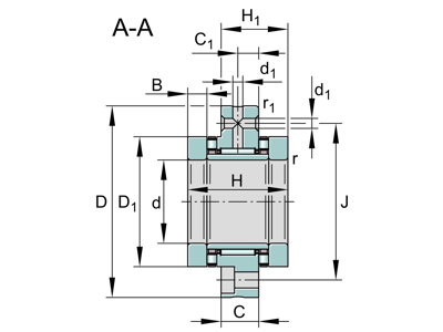 INA ZARF1560-TV-A NEEDLE ROLLER/AXIAL CYLINDRICAL ROLLER BEARING