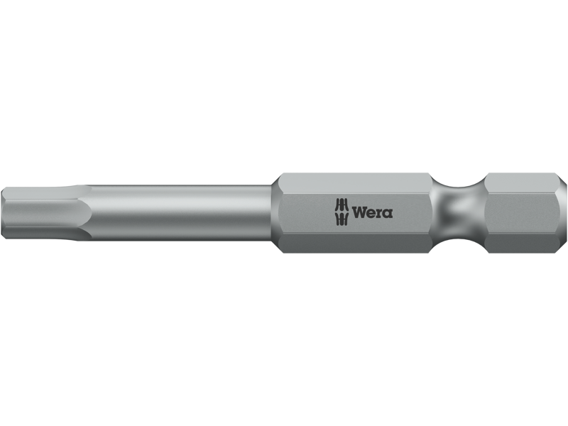 WERA BITS 840/4 Z HEX+ 2,5 X 50 MM 2.5 X 50 UNBRAKO 