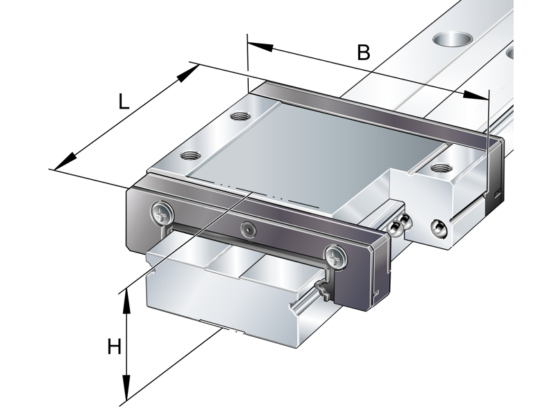 INA KWEM07-WL-V0-G2 RECIRCULATING BALL BEARING CARRIAGE