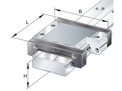 INA KWEM05-W-V0-G2 RECIRCULATING BALL BEARING CARRIAGE