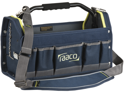 RAACO TOOLBAG PRO 16" BLÅ M/SKULDERREM