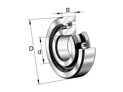 NSK 17TAC47B BEARING