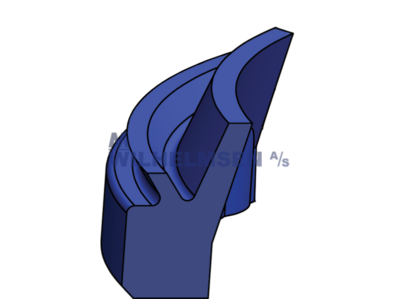 SKRABERING 16X24X4/7 PU 5 STANG PU 5 95 SHORE    K 05