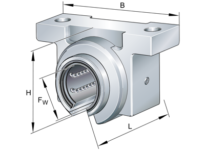 INA KGBO50-PP-AS LINEAR BALL BEARING UNIT