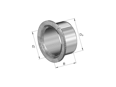 PLAIN BUSHING W/ FLANGE 6X8X4