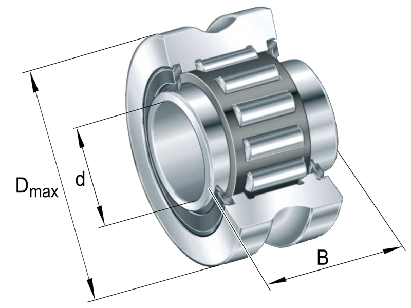 INA LFR2204-10-2RSR-NA TRACK ROLLER