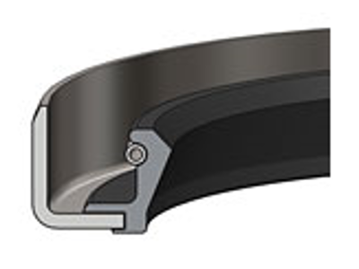 OIL SEAL 10X16X6 W/STEEL CAGE