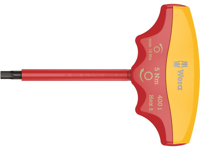 WERA 400 I VDE HEX ISOLERET MOMENTINDIKATOR, 5 MM X 5,0 NM