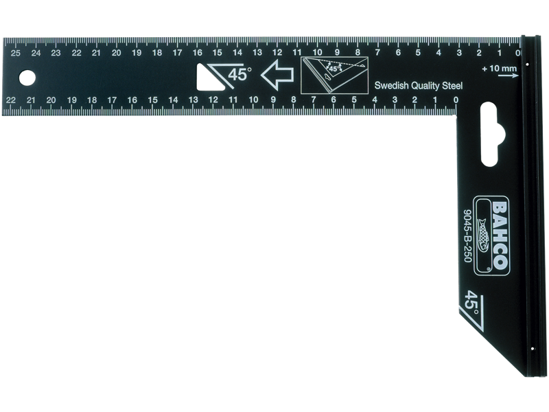 BAHCO 9045-B-250 PRÆCISIONSVINKEL 250MM