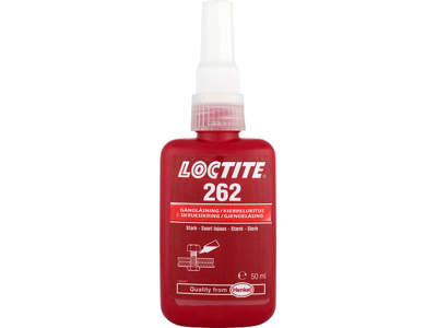 LOCTITE 262 50 ML GEVINDSIKRING "MIDDEL/HØJ STYRKE" 