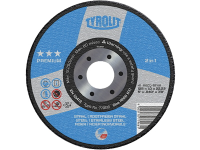 SLIBESKIVE 115X6X22,2 INOX FORK. XPERT