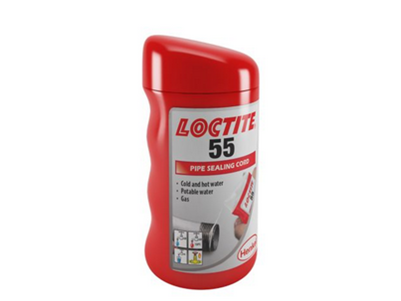 LOCTITE 55 RØRTÆTNINGSSNOR 40X160 MTR  160 MTR - TIL VAND OG GAS