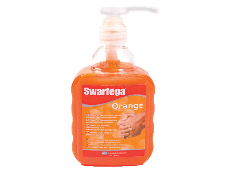 SWARFEGA HÅNDRENS ORANGE 450 ML PUMPEFLASKE