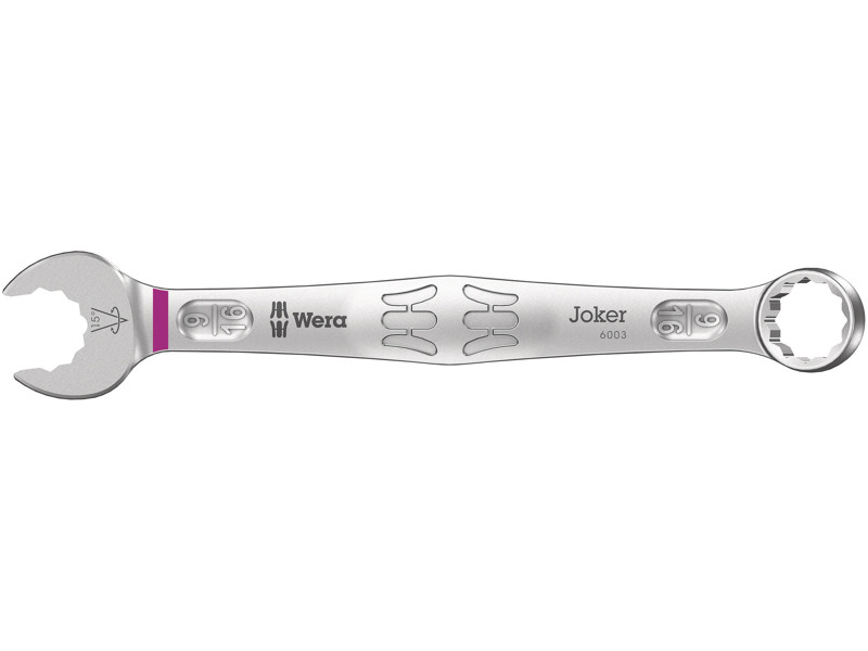WERA 6003 JOKER RINGGAFFELNØGLE, TOMMEMÅL, 9/16" X 167 MM