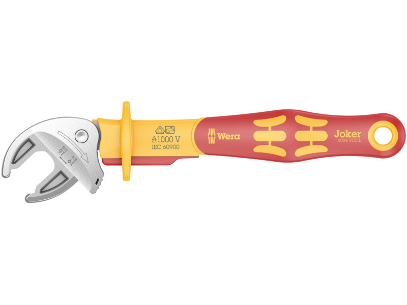WERA VDE-ISOLERET 6004 Joker VDE L, SELVJUSTERENDE GAFFELNØGLE, 16-19 X 5/8-3/4" X 226 MM