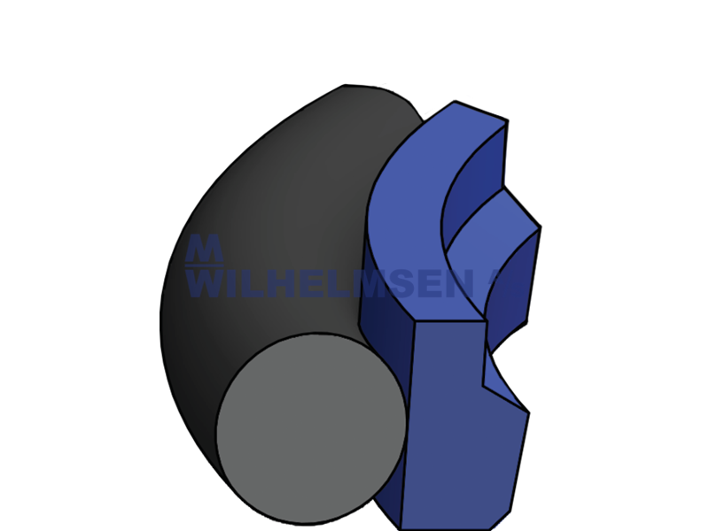 ROD SEAL 22X32.7X4.2 PU/NBR