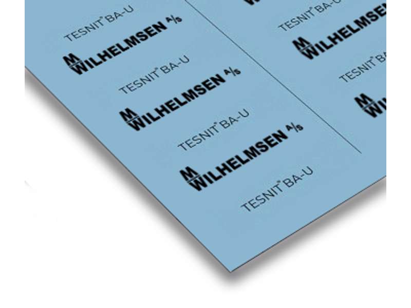 2,00 MM PAKNINGSPLADE BA-U2000 ARAMIDFIBER MED NBR 1500MM BREDDE