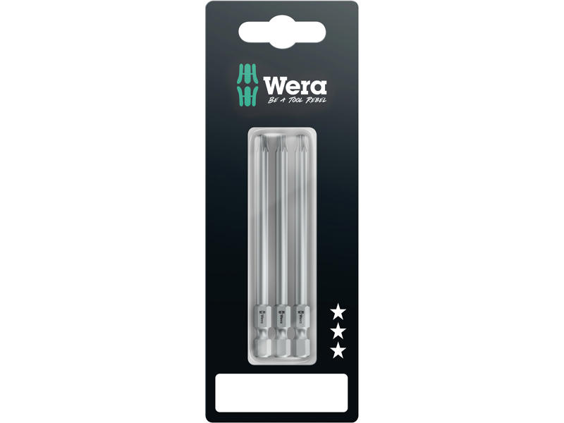 WERA TORX® BITS 867/4 Z SB, TX 20 X 89 MM, 3 DELE