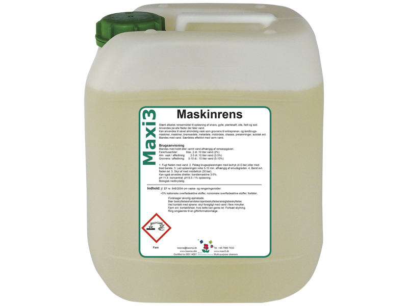 MAXI3 MASKINRENS 5 LTR