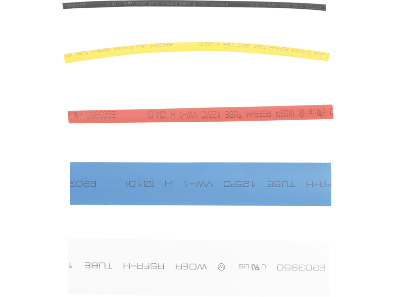 SHRINK HOSE RANGE COLORED 100 PARTS