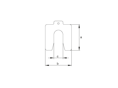 FAG LASER.SHIMS15.0,50 A:55MM B:50MM C:15MM - 0,5MM TYKKELSE