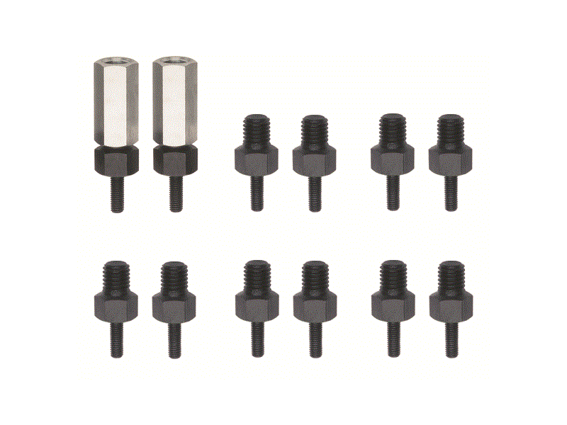 KUKKO GEVINDADAPTERE 18-0-AS M4-M12 - ALLE MED M10 TILSLUTNING
