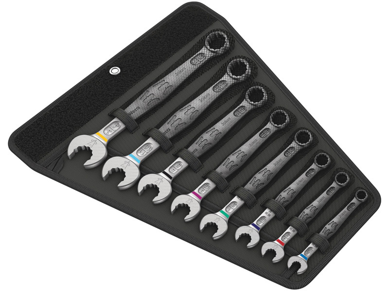 WERA RINGGAFFELNØGLE-SÆT 6003 Joker 8 Imperial Set 1, TOMMEMÅL, 8 DELE