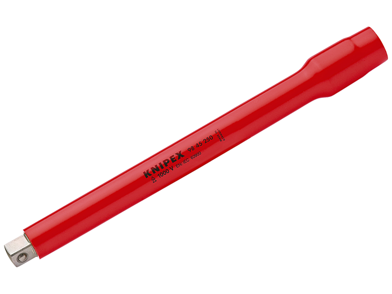 KNIPEX 98 45 250 TOPNØGLEFORLÆNGER 1/2"×250MM, VDE 1000V
