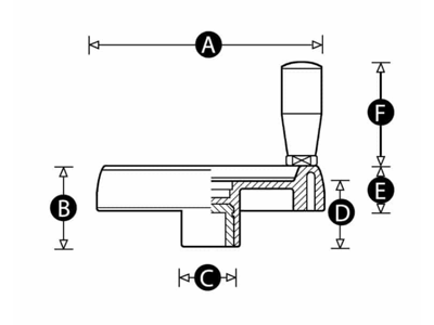 RENCOL 5452Q SOLID CONTROL HANDWHEEL WITH HANDLE