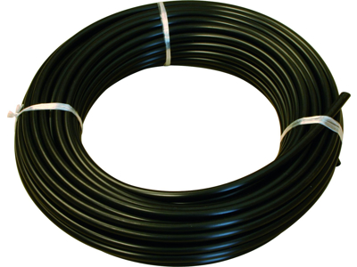 POLYURETHANSLANGE FLEKSIBEL 4 X 6 MM SORT