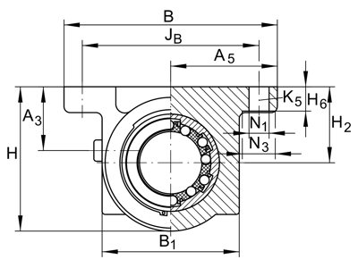 INA KGB12-PP-AS LINEAR BALL BEARING UNIT