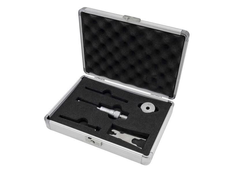 DIESELLA INDVENDIG 3-PUNKT MIKROMETER  8-10 MM INKL. FORLÆNGER OG KONTROLRING