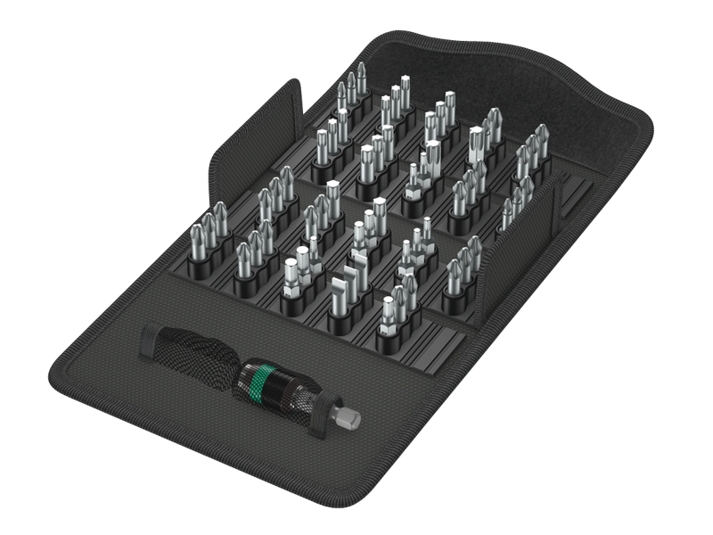 WERA BITSSÆT BIT-SAFE 61 UNIVERSAL 1 60 BITS + HOLDER (61 DELE)