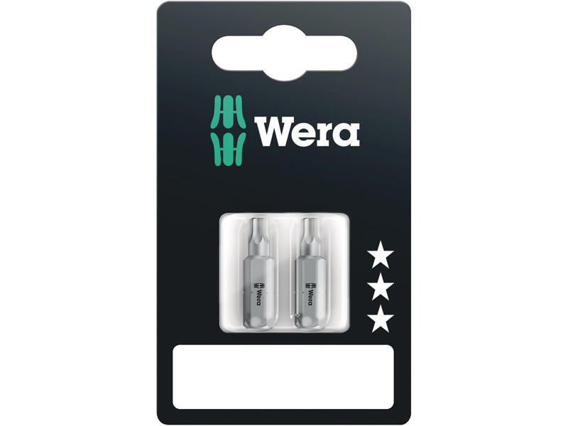 WERA BITS MED BORING 867/1 Z TORX® BO SB, TX 25 X 25 MM, 2 DELE