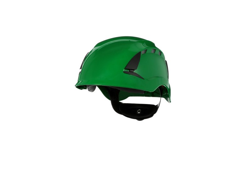 3M SIKKERHEDSHJELM X5500, VENTILERET/REFLEKS, GRØN