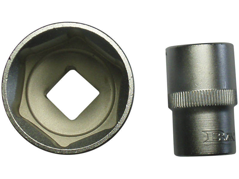 BATO 11208 EASYDRIVE TOP KORT 1/2" FIRKANT -   8 MM 6KT.