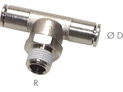 T-STK FITTINGS 1/4RG X 6MM X 6MM