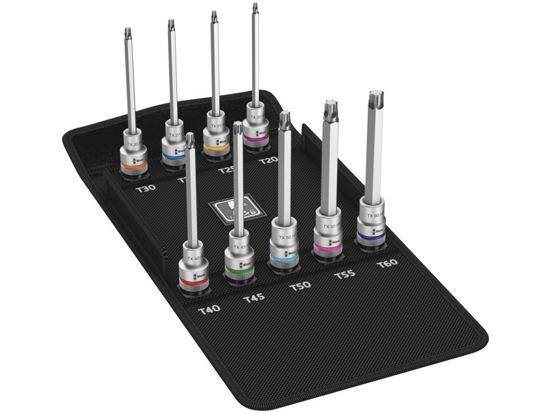 WERA 8767 C TORX® HF 3 ZYKLOP BIT-TOP-SÆT, MED HOLDEFUNKTION, 9 DELE