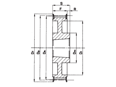 TIMING BELT PULLEY 48-L-050