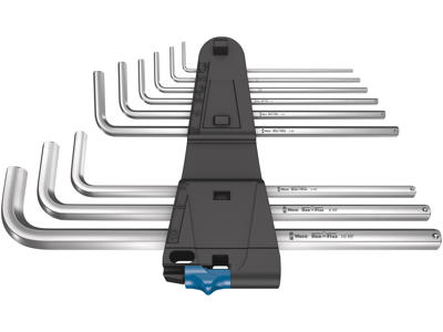 WERA VINKELNØGLESÆT 950/9 L Hex-Plus HF 1, METRISK, STELFORKROMET, MED HOLDEFUNKTION, 9 DELE